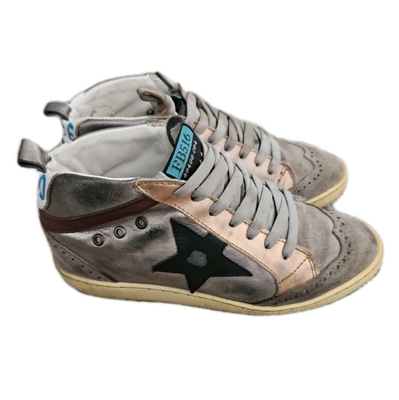 Freebird Womens Metallic 516 Distressed Leather Shoe 7 - Picture 3 of 13